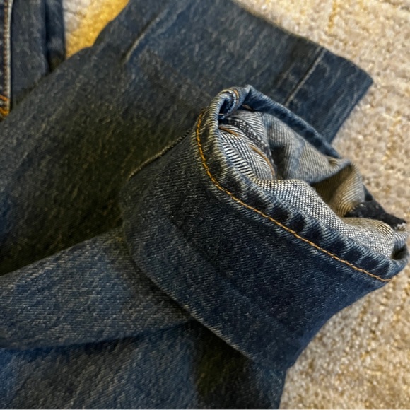 Levi's womens Dark Blue Straight Jeans - Picture 4 of 14